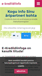 Mobile Screenshot of e-krediidiinfo.ee